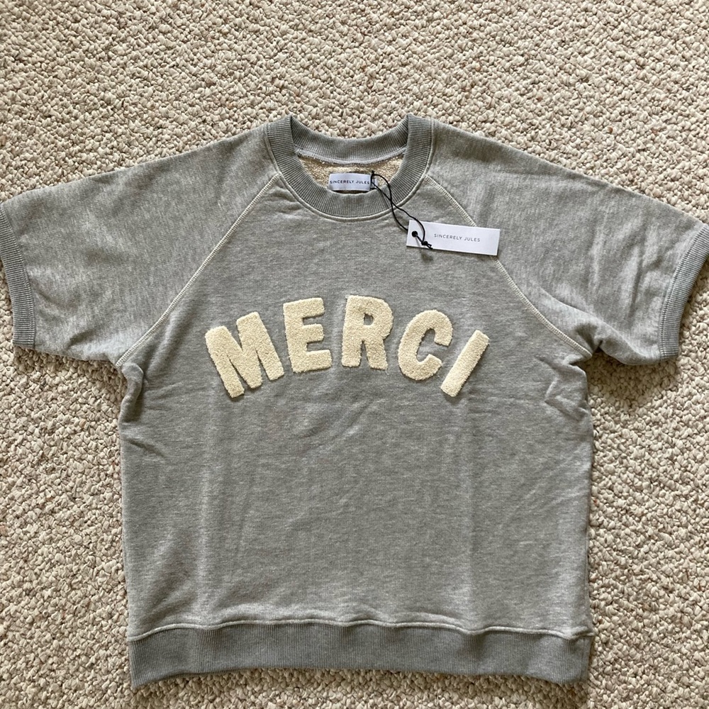 Sincerely Jules “Merci” sweatshirt